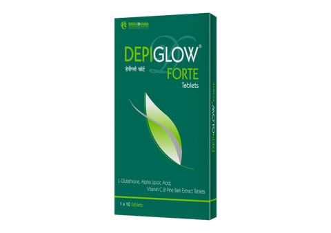Depiglow Fort tablet (10 tablet) : glutathione tablet for skin whitening