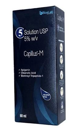 Capillus-m topical solution (60ml) for hair loss and hair regrowth