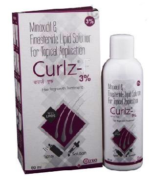 curlz F 3 topical solution (60ml) for hair loss and hair regrowth