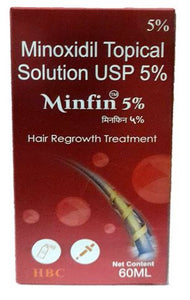 minfin 5 topical solution (60ml) for hair loss and hair regrowth