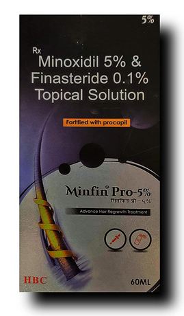 minfin pro 5 topical solution (60ml) for hair loss and hair regrowth