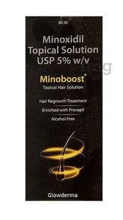 minoboost topical solution (60ml) for hair loss and hair regrowth