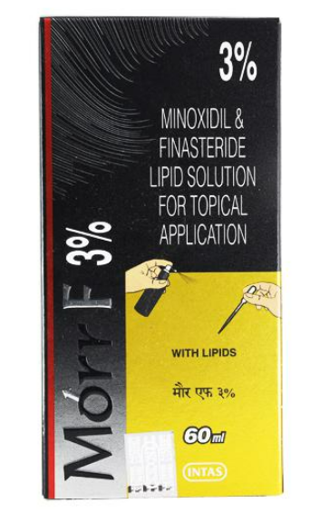 morr F 3 topical solution (60ml) for hair loss and hair regrowth