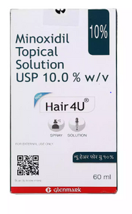 Hair 4u 10 topical solution (60ml) for hair loss and hair regrowth